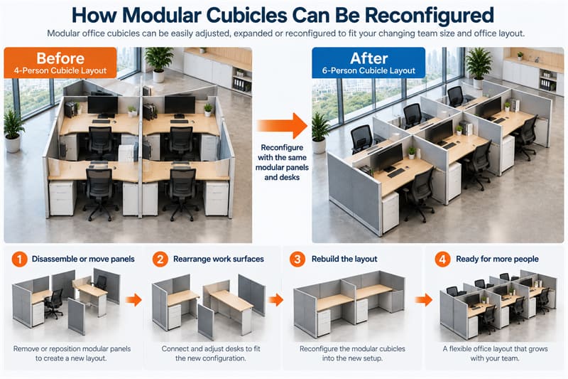 Configurations de bureaux : concevoir la bonne disposition du bureau